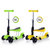 滑板车 儿童 学步车 三合一 三轮 车 多功能 婴儿 学步车 宝宝 滑行车(绿色)第5张高清大图
