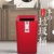 阿司倍鹭（ASVEL）日本进口家用垃圾桶 客厅厨房卫生间垃圾筒 收纳 方形(红色)第2张高清大图