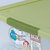 茶花塑料收纳箱扁衣服床底整理箱衣物收纳盒有盖居家储物箱(绿)第3张高清大图