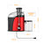 口吕品(COLVP)榨汁机 L811 L182 红色 多功能榨果汁原汁机 304不锈钢 大口径 400W 果汁机(中国红)第2张高清大图