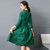 VEGININA 新款名媛旗袍贵蓬蓬裙连衣裙 3299(绿色 L)第3张高清大图