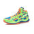 李宁篮球鞋音速3代高帮运动鞋子男鞋透气战靴ABPK021-1荧光嫩绿/萝卜橙/晶蓝(绿色 43.5)第2张高清大图