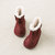 【加绒】davebella戴维贝拉冬季新款女童休闲保暖中筒靴子DB8787(155 酒红色)第2张高清大图