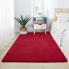 北欧地毯卧室床边毯客厅地垫毛绒房间满铺儿童茶几毯加厚简约家用(玫红色 160*200)