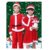 圣诞节衣服儿童演出服男童装扮圣诞老人套装女童舞蹈服装表演服饰(160 黑)第3张高清大图