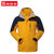 探路者秋冬季男式三合一冲锋衣两件套加厚加绒外套TAWC91113(男乔戈里黄 3XL)第5张高清大图