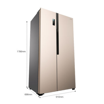 容声（Ronshen）BCD-589WD11HP 589升 对开门冰箱 变频 风冷无霜 冷藏冷冻 保鲜存储 静音节能(银色)