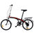永久牌折叠自行车  20寸7速折叠自行车雷霆3号(黑红色)第2张高清大图