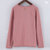 初语2014春季新款女装长袖T恤打底衫  03S446(粉红色 L)第5张高清大图