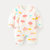 新生婴儿儿衣服秋冬纯棉和尚服0-3个月初生婴儿保暖衣宝宝连体衣(59cm 云朵)第5张高清大图
