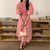 韩系简约圆领收腰显瘦灯笼泡泡袖显瘦连衣裙(粉红色 均码)第5张高清大图