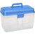 茶花药箱家用家庭装收纳盒塑料双层幼儿园儿童宝宝婴儿小医药箱(粉色)第2张高清大图