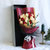 【鲜花猫】玫瑰花花束礼盒礼品鲜花520情人节和母亲节礼物(21朵香槟红玫瑰 鲜花礼盒)第2张高清大图