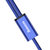 倍思 波特曼系列 一拖二数据线Micro+Lightning接口 1.2M 双头usb数据线二合一手机充电器2合1(蓝色)第2张高清大图