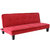 慧乐家（Fuanture）FNEJ-66056里高时尚折叠沙发床（红色）第5张高清大图