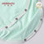 小米米minimoto薄款新生儿短袖对襟连身衣连体衣宝宝哈衣连体衣(粉绿 59cm（3-6月）)第5张高清大图