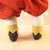 牛奶朋友秋冬韩版宝宝保暖珊瑚绒小猫可爱婴儿袜新生儿袜子(黄色 均码3-24个月)第2张高清大图