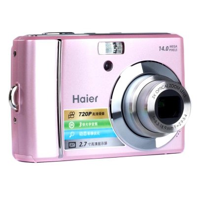 海尔（Haier）DC-A28数码相机（活力粉）