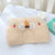 朴朴米 新品婴儿枕头 宝宝纯棉卡通定型枕 彩棉可拆洗枕套0726(对眼狮0-1岁)第3张高清大图