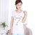 娇维安 夏季韩版女装体恤衫 镶钻数字图案圆领短袖t恤女(白色 均码)第4张高清大图