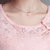 尊首(ZUNSHOU)2016夏季新品女士连衣裙 女时尚流行蕾丝纱网两件套连衣裙(粉色 M)第2张高清大图