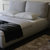 乔林曼兰 现代简约 时尚布床(卡其色 1.8×2m床+乳胶床垫)第3张高清大图