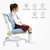 美好童年 成长椅 儿童学习椅 学生椅 儿童学习成长椅 MHTN-107(儿童学习椅(王子蓝))第3张高清大图