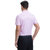 TRiES/才子男装衬衫2017夏季新品男士提花白衬衫修身短袖方领衬衣 1072E1521(粉红色 44)第2张高清大图