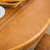 多功能可伸缩折叠美式歺桌小户型地中海实木餐桌椅一桌四椅组合(1.3米1桌8椅 皮餐椅带扶手)第4张高清大图