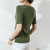 21夏季新款针织开衫女半袖韩版外搭毛衣短款五分袖薄外套修身显瘦(军绿色 S)第5张高清大图