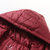 波司登（BOSIDENG）2017新款加肥加大连帽短款轻薄时尚女士羽绒服B70131012B(新梦幻红1198 175/96A)第4张高清大图