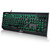 Rii合金版机械键盘K61C电脑竞技键鼠套装 青轴背光108键USB有线电脑游戏键盘炫酷版(绿色)第3张高清大图
