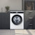 西门子（SIEMENS）10公斤 XQG100-WB45UM000W 全自动变频滚筒洗衣机 高温筒清洁 智能洗护第3张高清大图