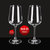 爱舒贝红酒杯套装家用醒酒器欧式大号玻璃6只装葡萄酒杯架高脚杯酒具4个S(传世款340ml(2个))第2张高清大图