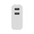 小米二合一移动电源5000毫安 充电器充电宝迷你便携小巧双USB口快充大容量锂离子可上飞机 小米苹果华为手机通用(白色)第2张高清大图
