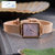 飞亚达集团JV唯路时女士手表学生潮流防水方形玫瑰金石英礼物手表(黑色皮带X02060-Q3.PPWLB)第3张高清大图