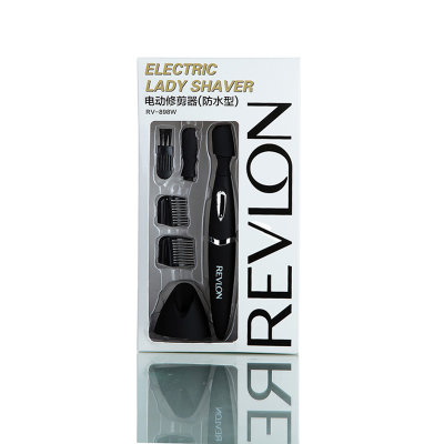 【无底价清仓】露华浓（REVLON）RV-898W 修剪器系列电动修剪器（配备不同尺寸刀片且可调节、眉梳、清洁刷，防水型设计）