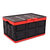 车载折叠收纳箱储物箱 家用车载多功能后备箱车用置物箱整理箱(黑红色（30L） 版本)第5张高清大图