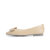 森达2021秋季新款商场同款珍珠尖头气质平底女单鞋3WE01CQ1(粉红色 35)第2张高清大图