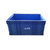 苏识 ZZ009 可堆式周转箱 600*400*280mm ( 颜色：蓝色) 塑料长方形中转物流箱工具储物箱第4张高清大图