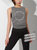 lulu 瑜伽背心长款女宽松上衣速干美背跑步运动罩衫健身T恤春夏(L(建议116-135斤） 石蕊粉)第2张高清大图