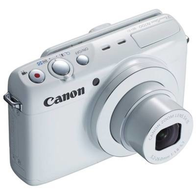 佳能(canon)powershot n100 数码相机(佳能n100 自拍数码相机)(白色