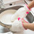 豆萁 洗碗手套厨房抹布不沾油家务洗碗巾竹纤维清洁防水刷碗洗碗手套(1双装)第3张高清大图