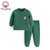 优贝宜 男童纯色内衣套装 儿童冬季保暖睡衣加厚款 宝宝冬装衣服(120cm 绿色)第2张高清大图