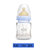 NUK宽口径耐高温玻璃彩色奶瓶配防胀气奶嘴(蓝色 1号乳胶120ml)第2张高清大图