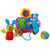 LALABABY/拉拉布玩 婴儿布玩具手拉车铃铛球宝宝礼物大象毛绒玩具 木轮大象车(木轮大象车 原包装)第2张高清大图