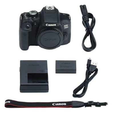佳能(Canon) EOS 750D 单反相机 单机身(白色（请修改） 套餐一)