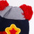 秋冬女童条纹星星毛线帽(红色 均码)第4张高清大图