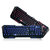 狼蛛惊邪发光背光键盘 笔记本电脑USB有线键盘 CF/LOL游戏键盘(蓝色 海涛版)第2张高清大图