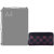 蔻驰(COACH) 男士黑色印红格PVC配皮长款钱包钱夹F22542(红色)第2张高清大图